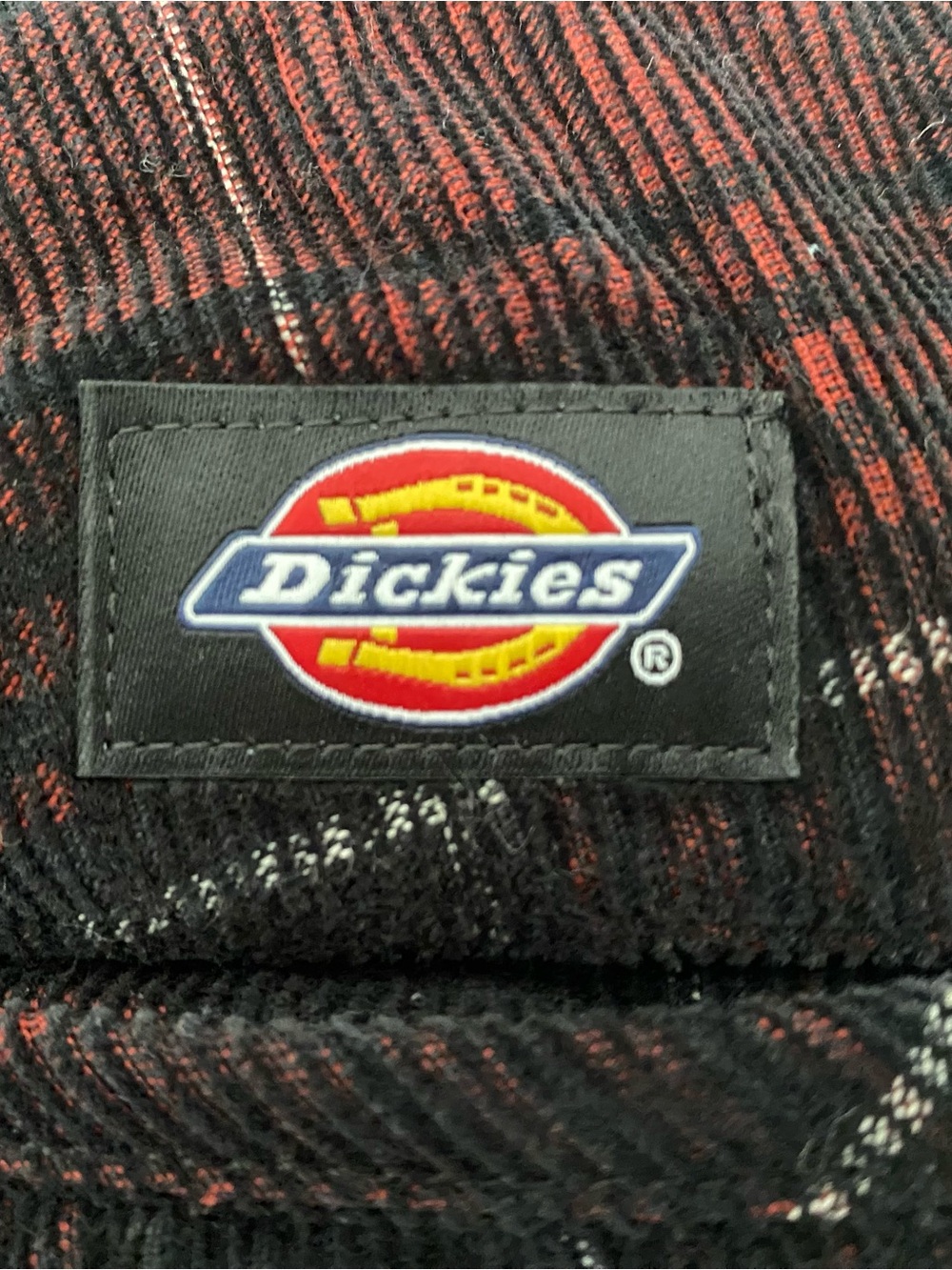 Dickies Alma Plaid Corduroy Pants, black, 33 - Picture 7 of 9
